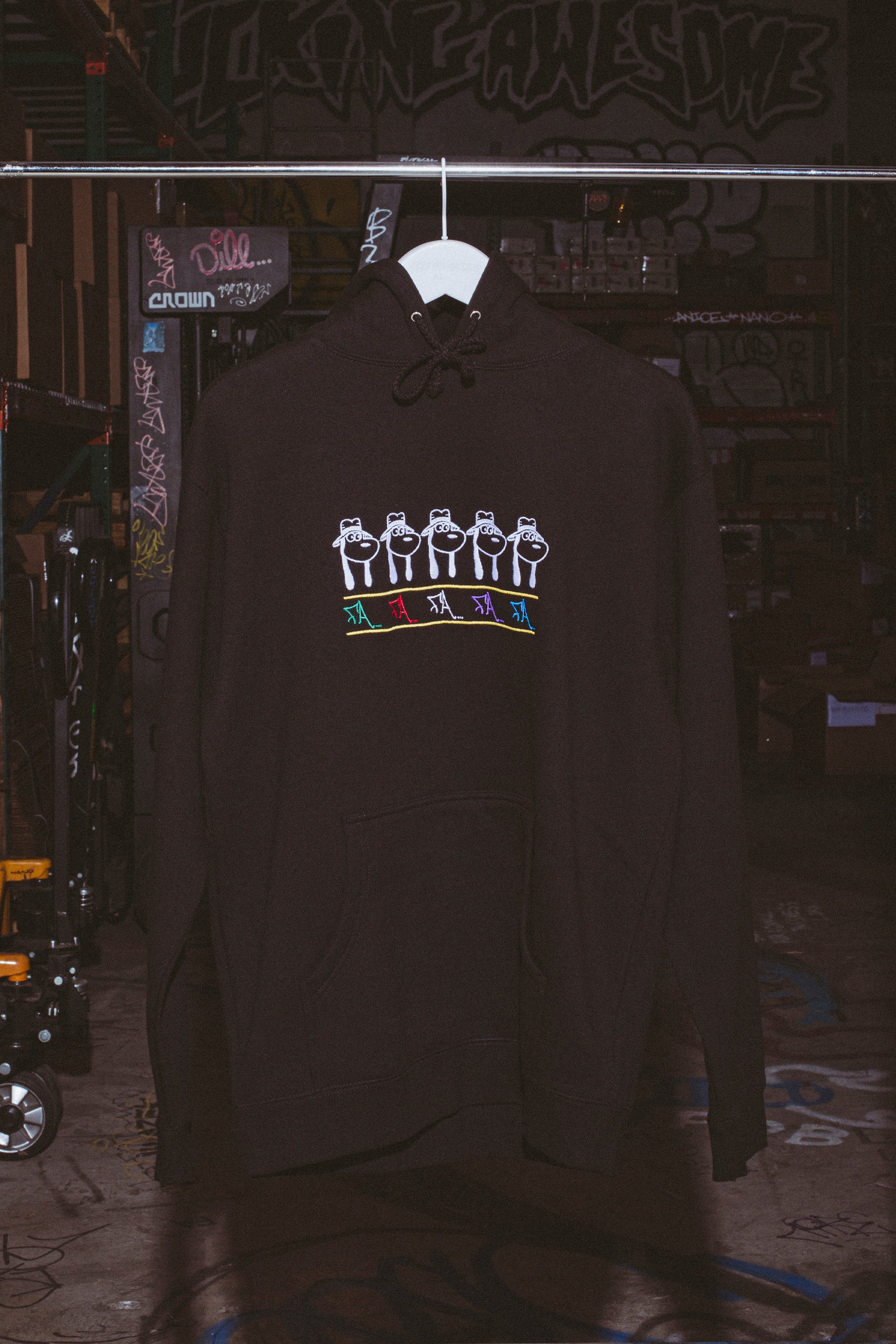 Spike Repeat Embroidered Hoodie – Fucking Awesome