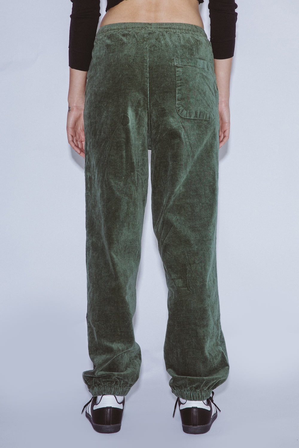 CosIdol Green Pants Bottoms with Fur Long Trousers Warm Fuzzy