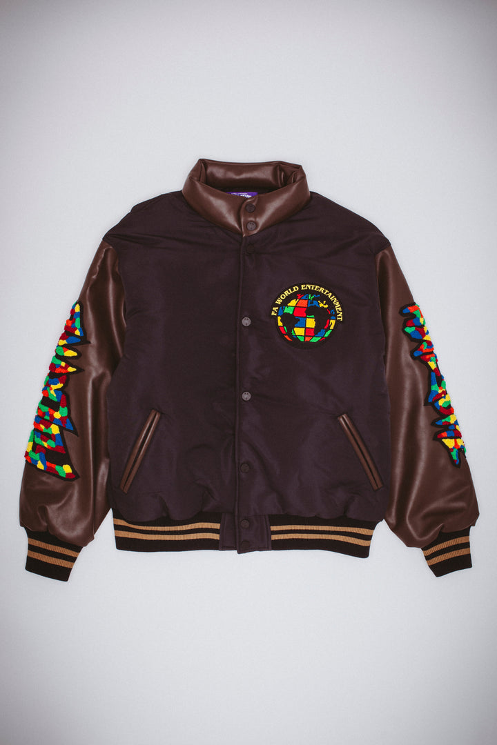 Gum Stamp Chenille Varsity Puffer – Fucking Awesome
