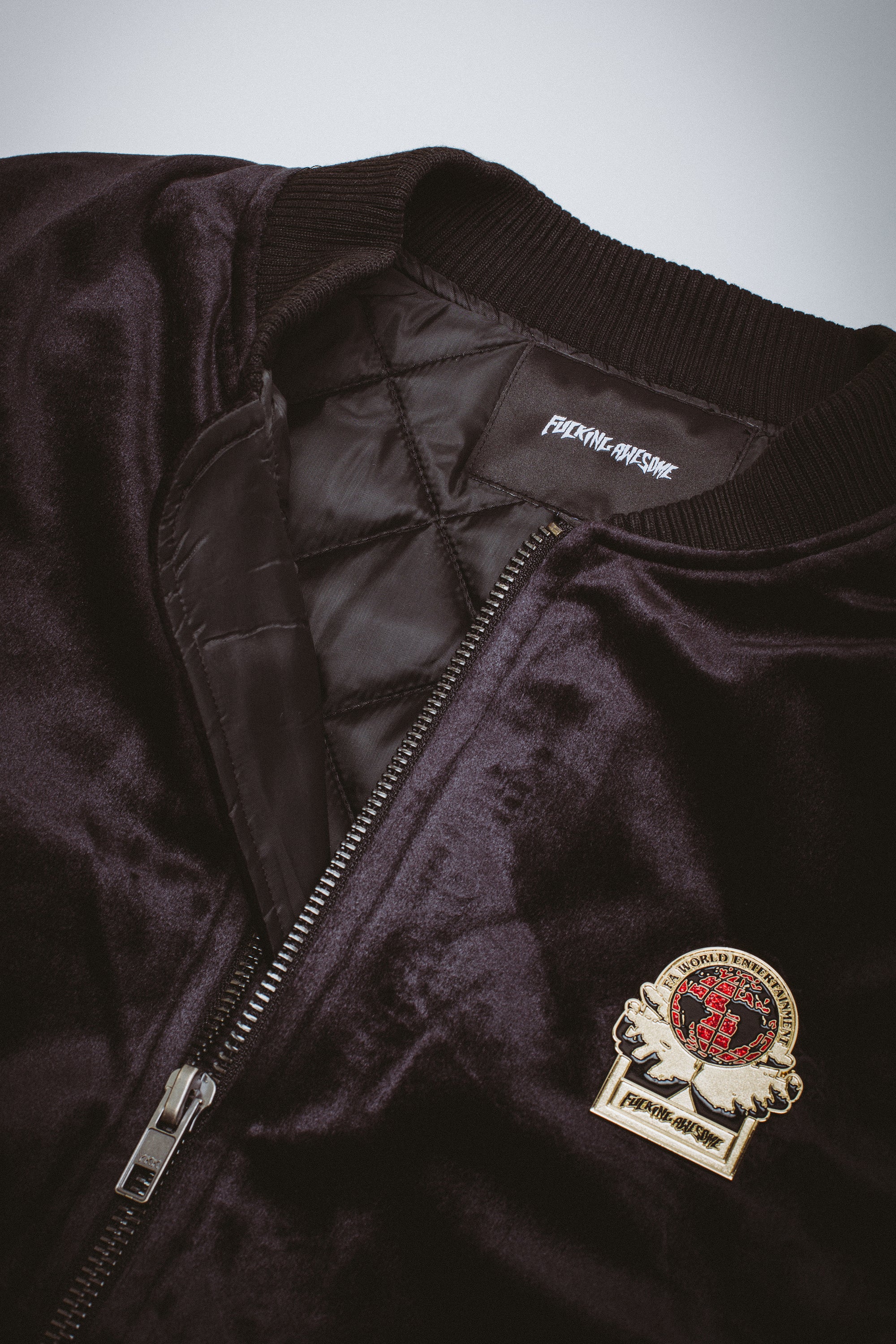 Velour Bomber Jacket – Fucking Awesome