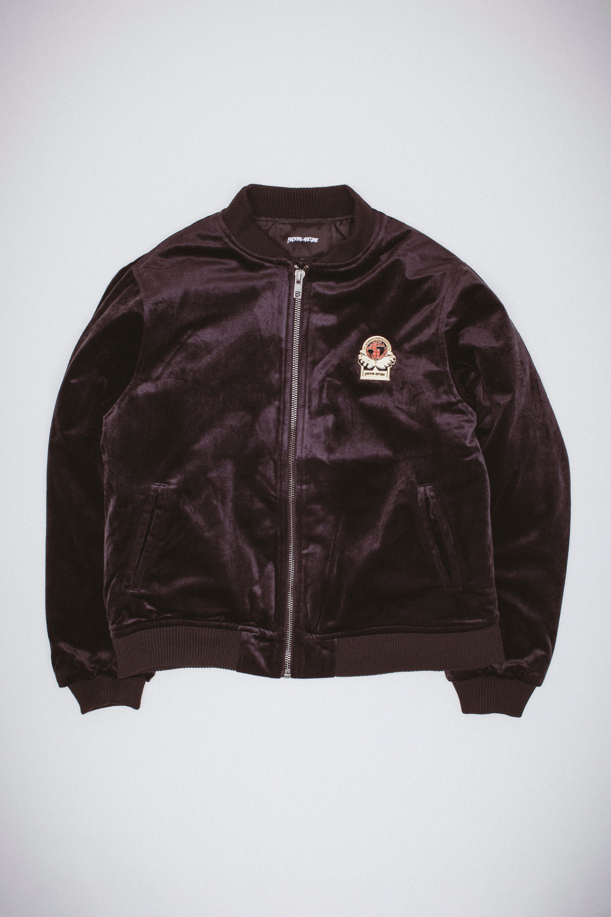 Velour bomber best sale jacket womens