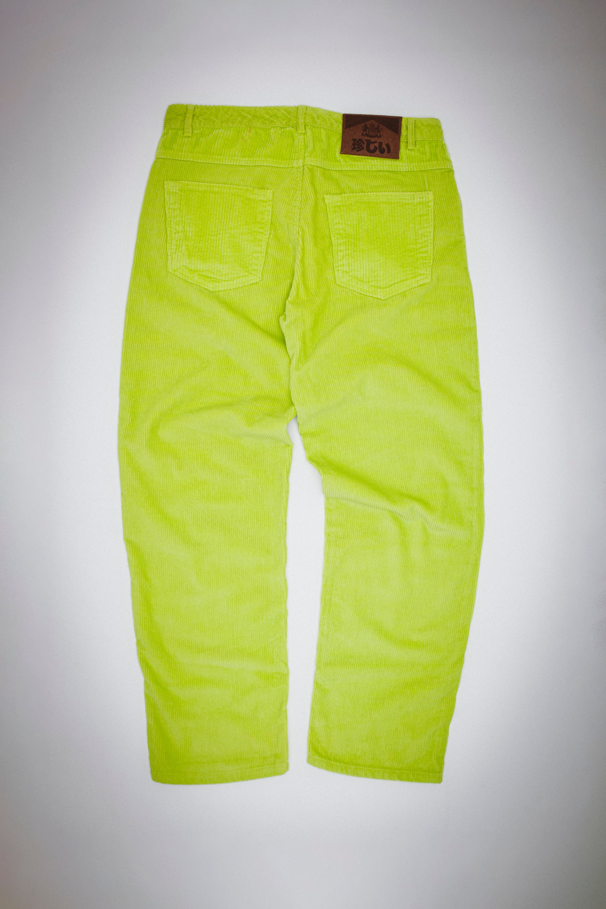 Lime green corduroy pants 2025