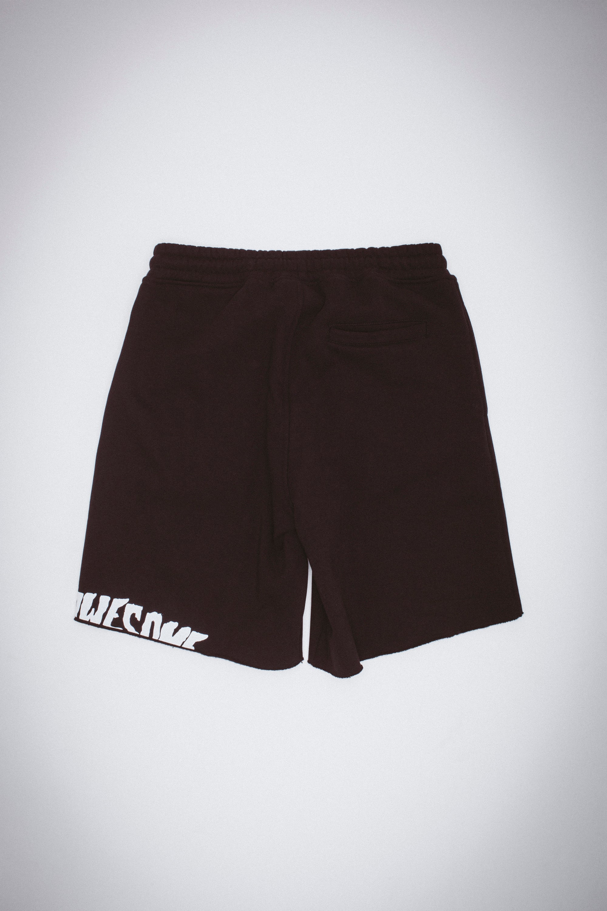 Cutoff sweat outlet shorts