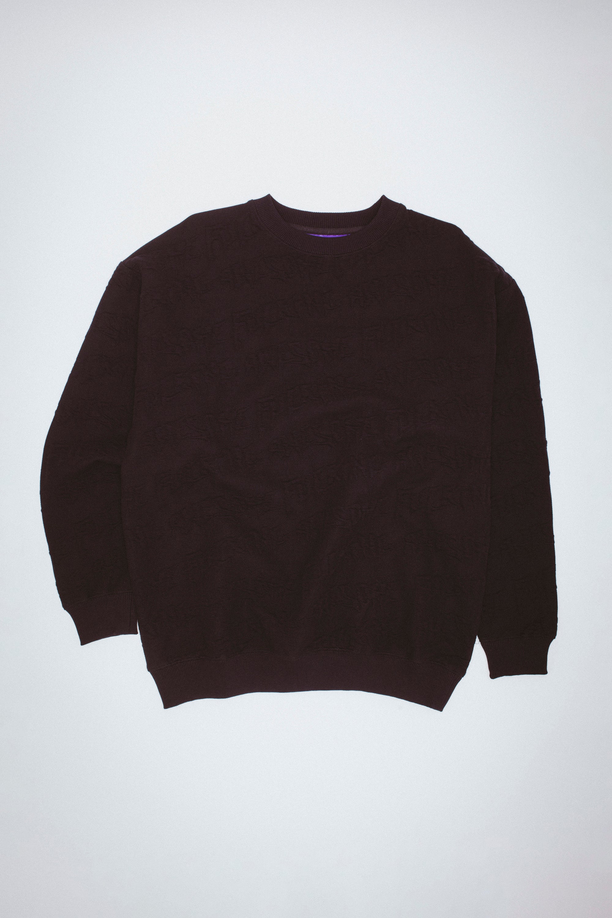 Plain black best sale crew neck sweater