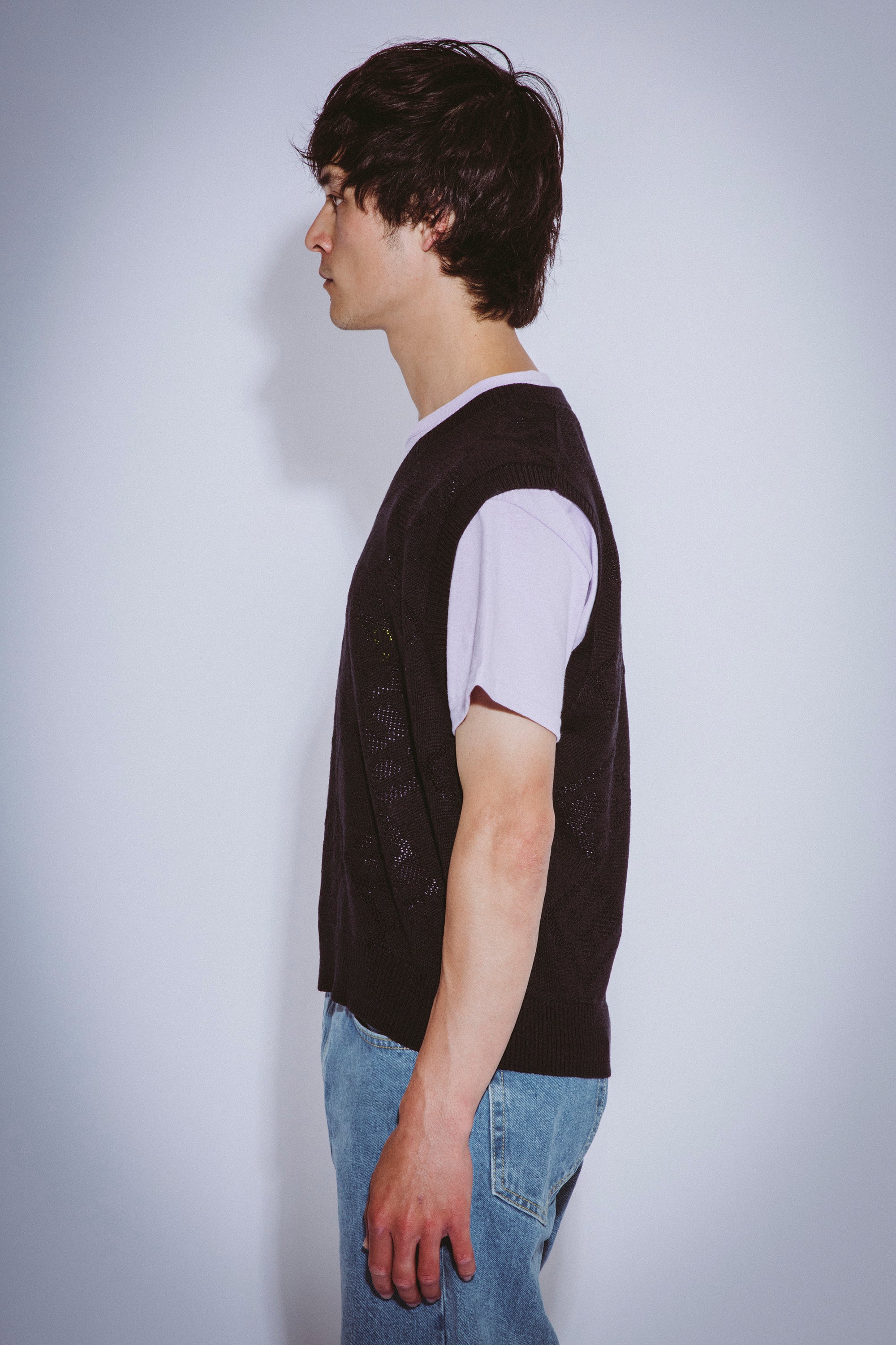 Letter Square Vest