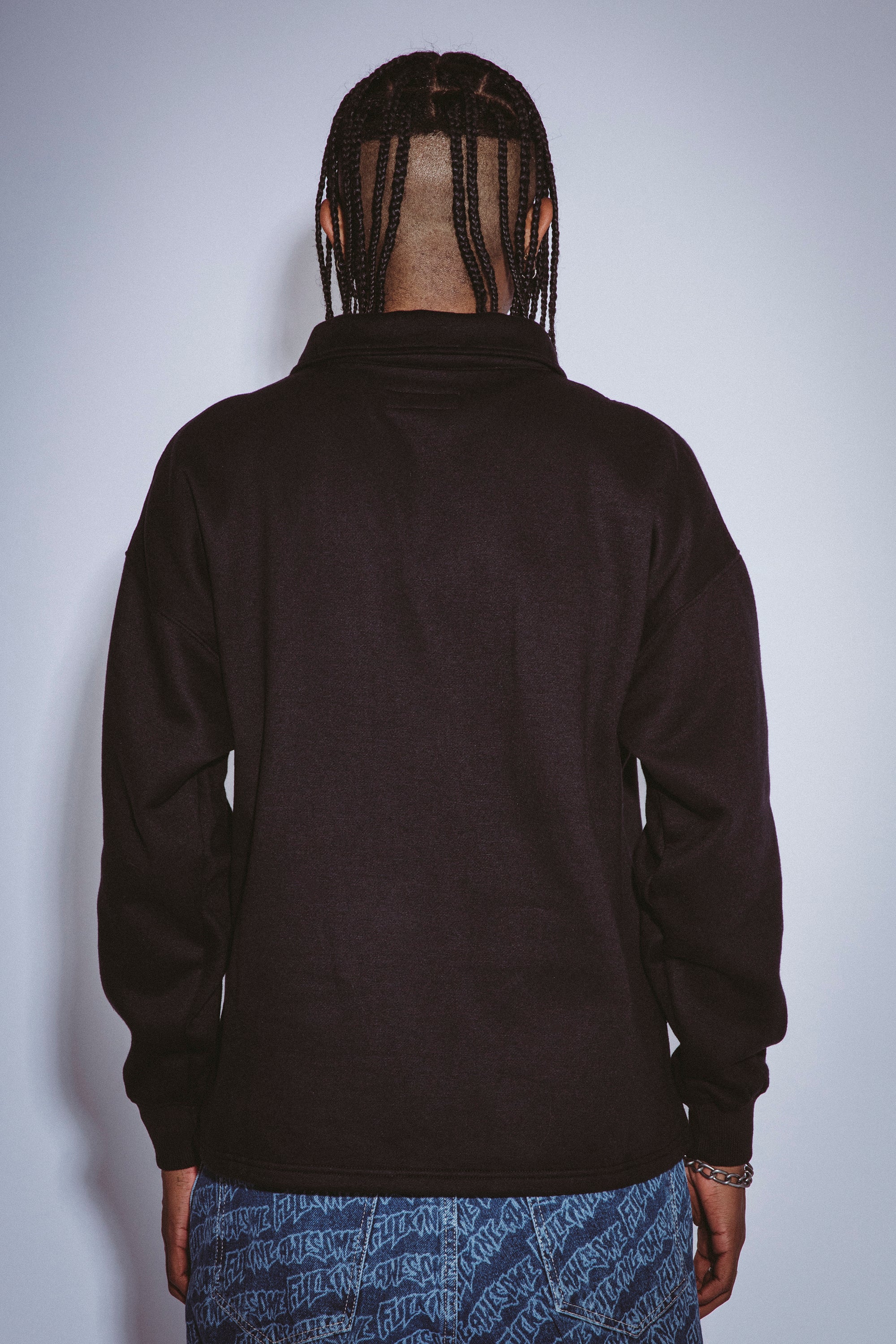 Patches Quarter Zip L/S Shirt