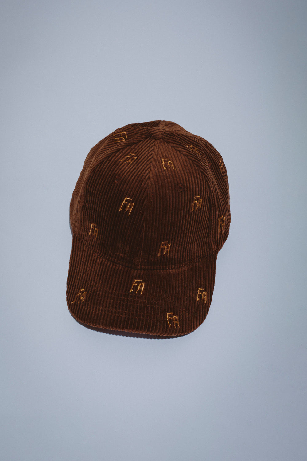 Fucking Awesome Scattered FA Corduroy Strapback Brown