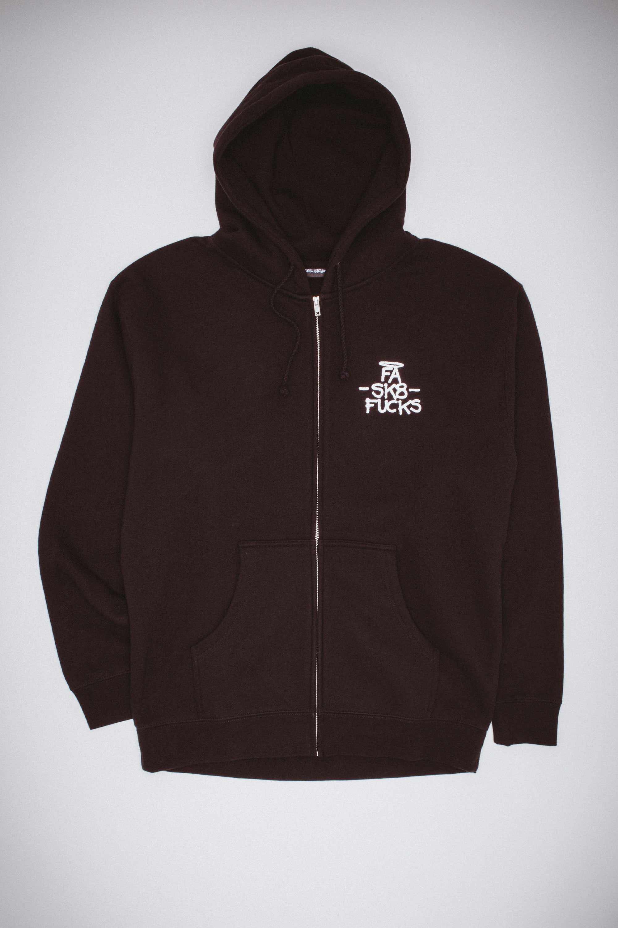 Stamp Logo Zip Hoodie Fucking Awesome