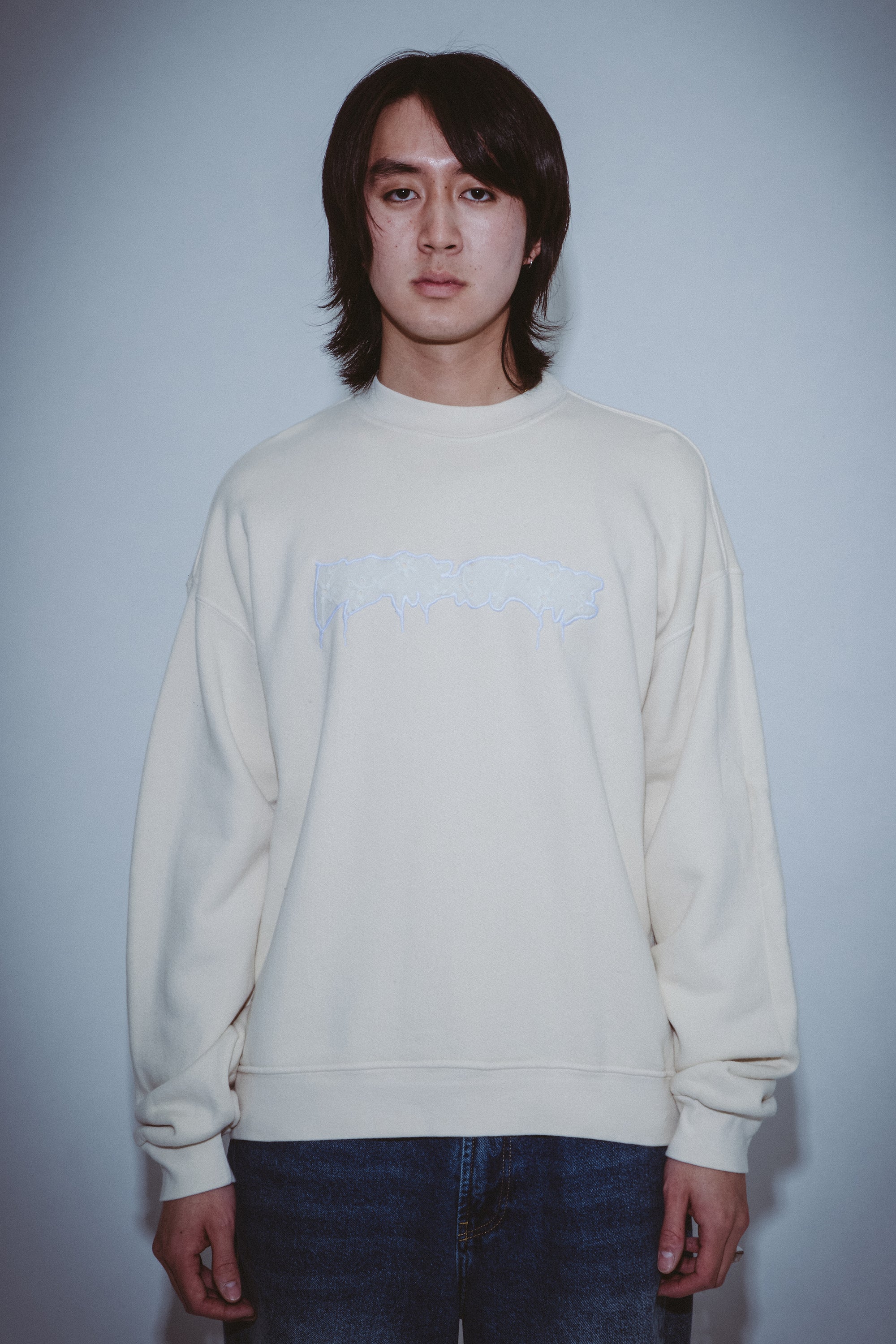 Hockey skateboards online crewneck