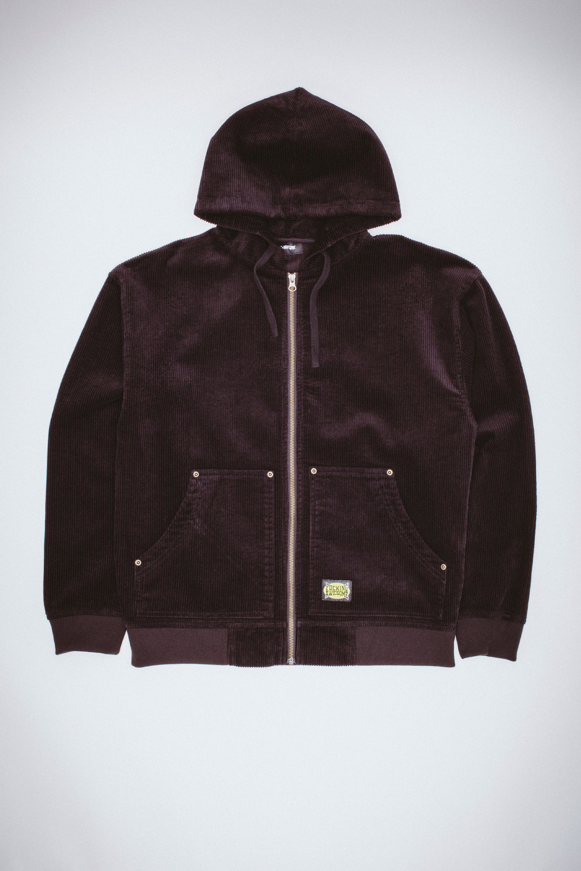 KO Corduroy Zipped Hoodie