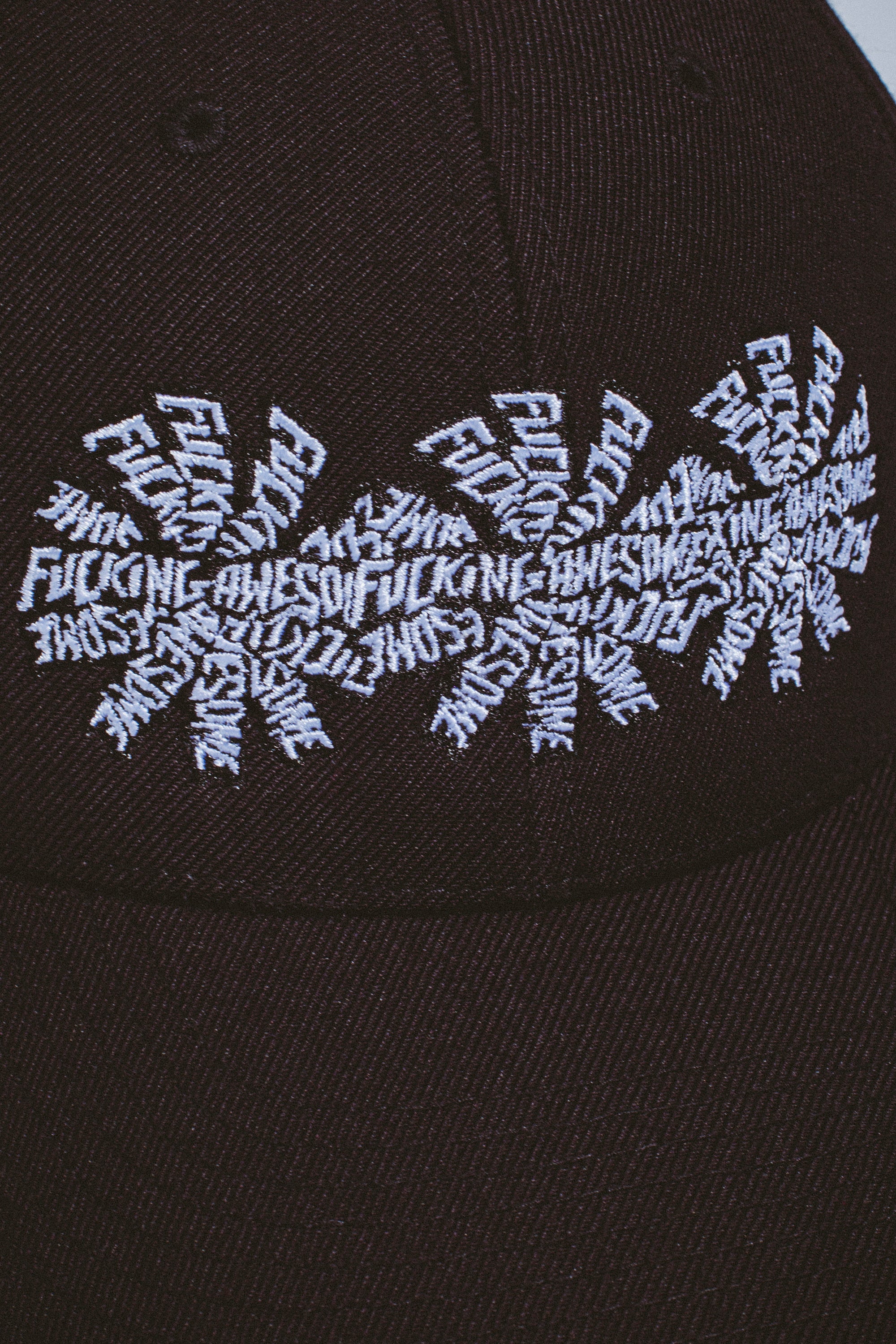 3 Spiral Embroidered Snapback – Fucking Awesome