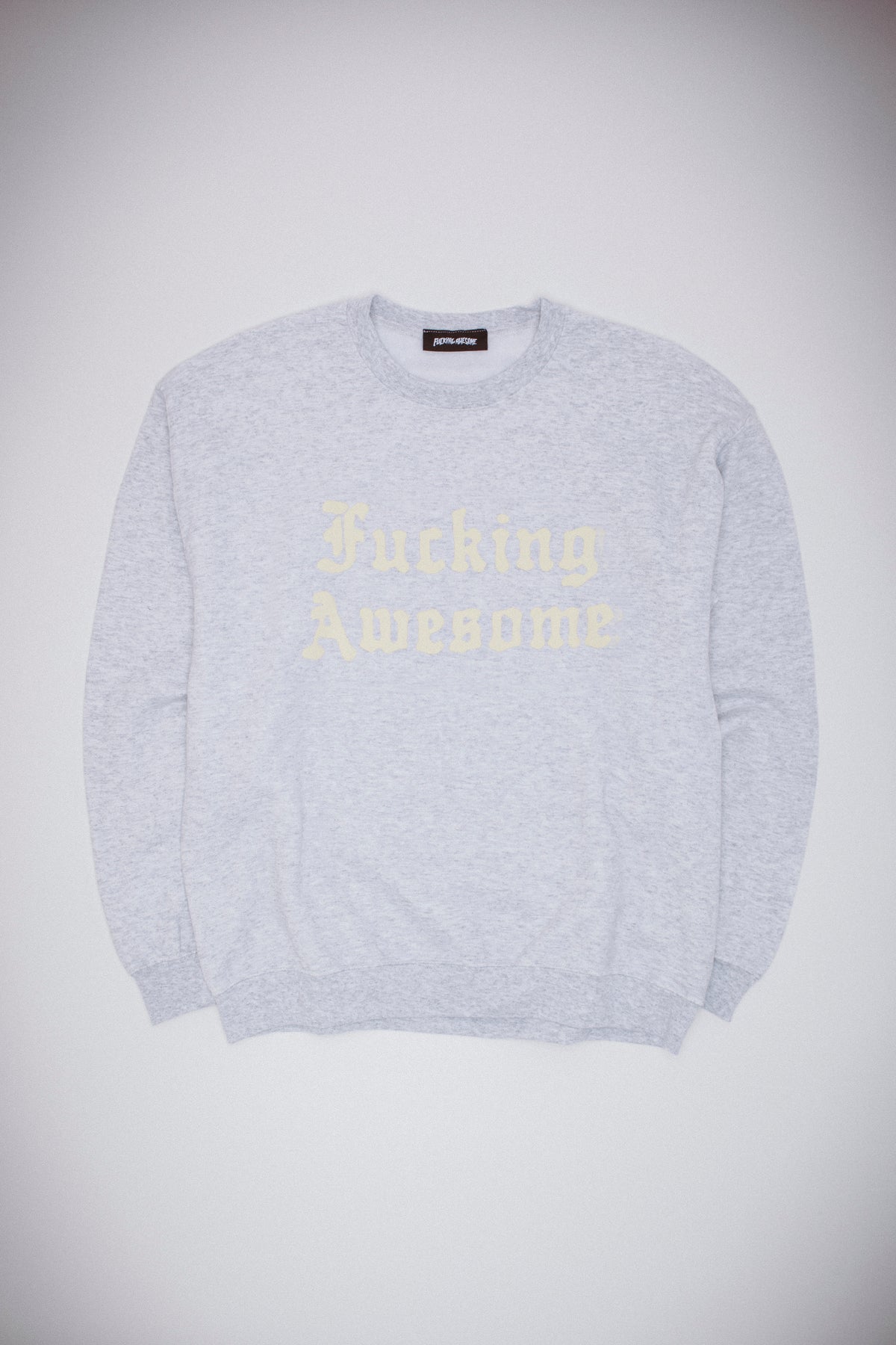 Ancient Script Crewneck – Fucking Awesome