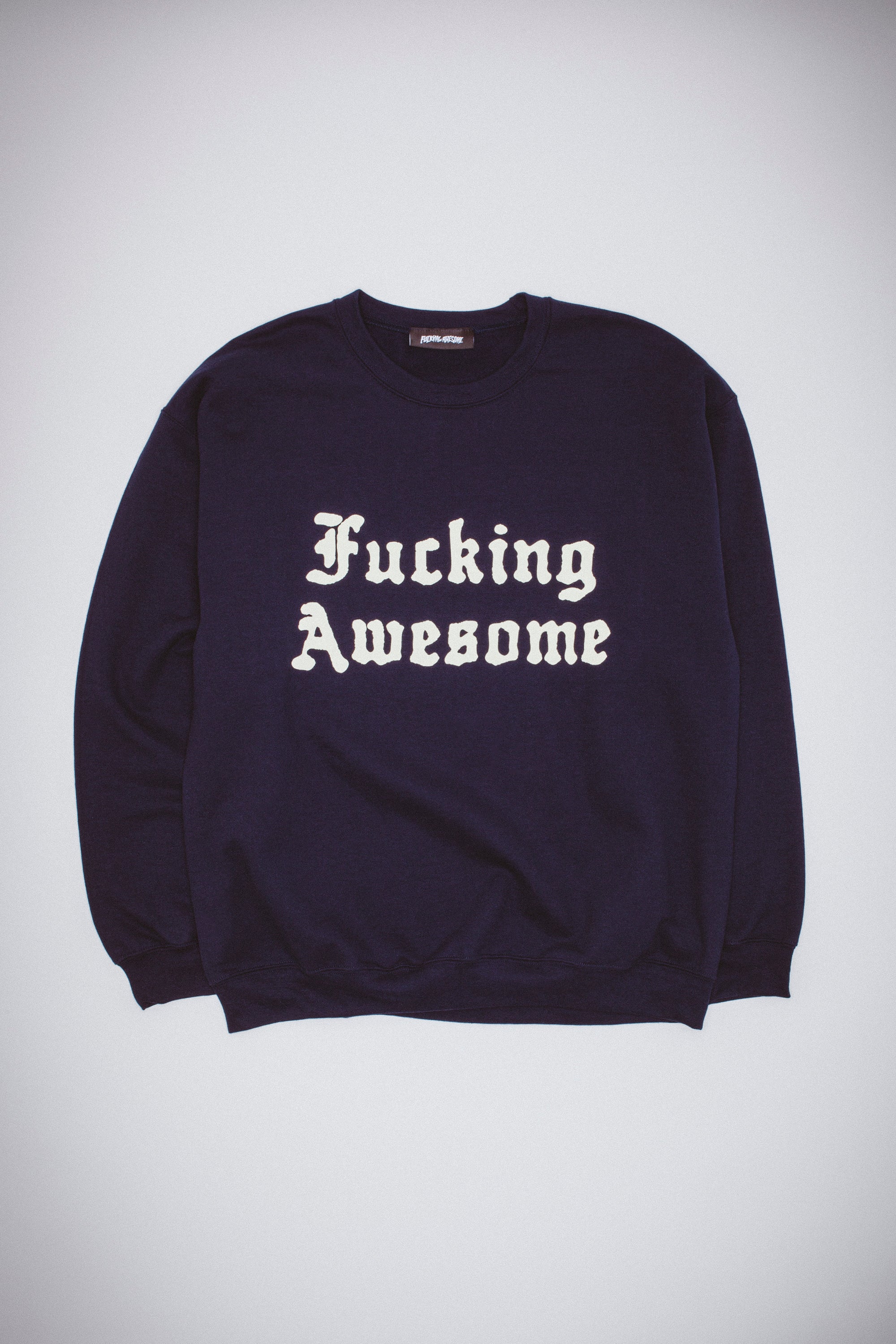 Fuckingawesome FA popular Pilled Cursive Crewneck