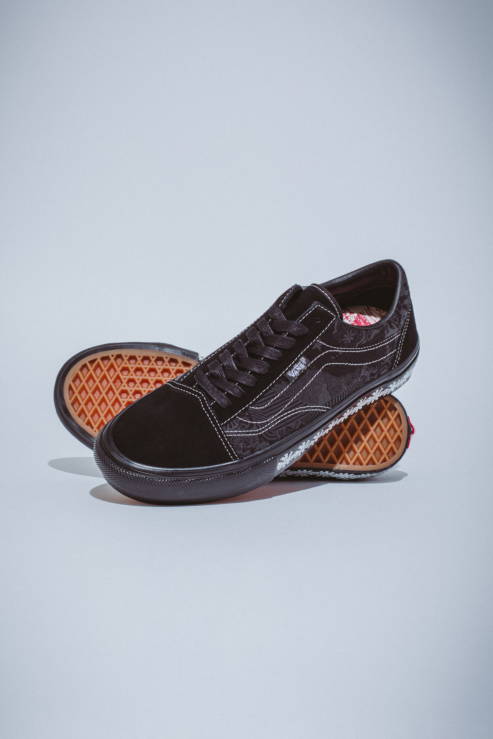 Fa Spiral Collage Vans Old Skool Collage Black 9