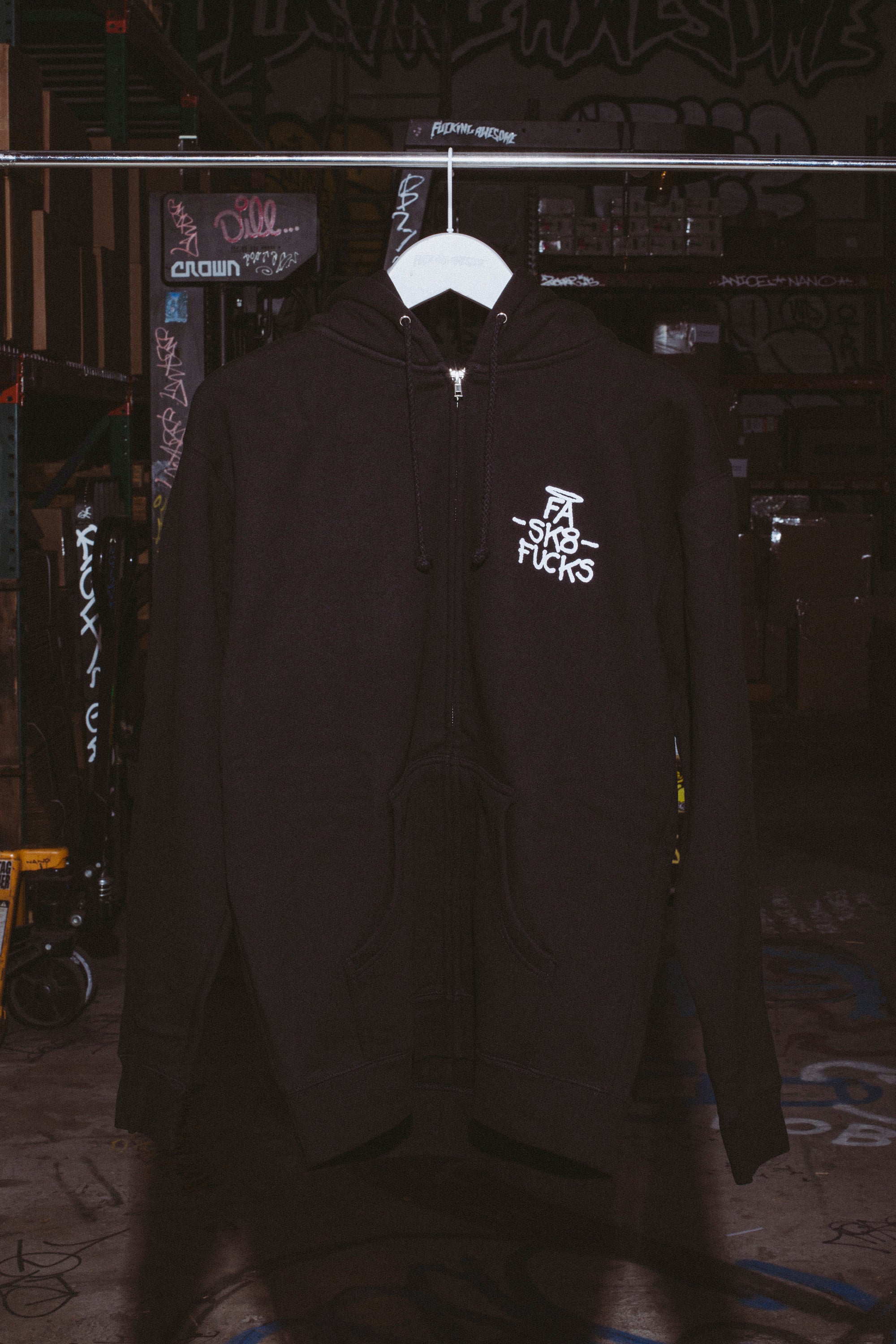 SK8 Fucks Zip Hoodie – Fucking Awesome