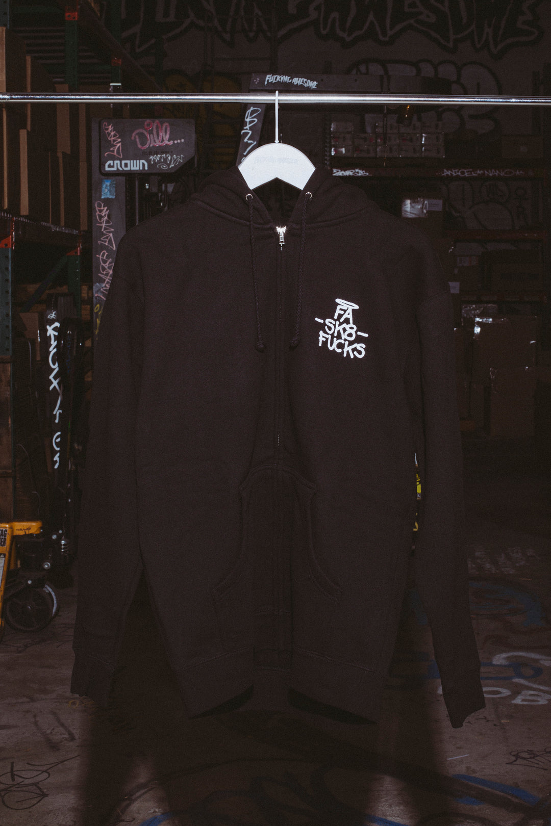 SK8 Fucks Zip Hoodie