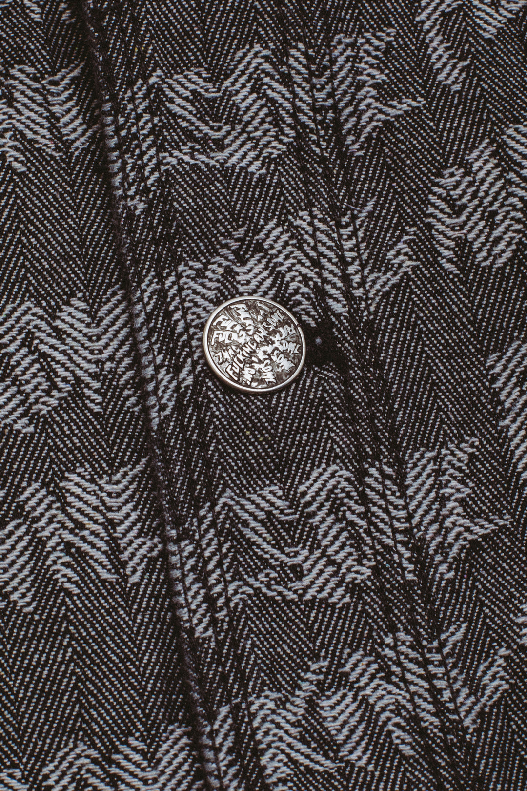 Herringbone Oversized Work Jacket