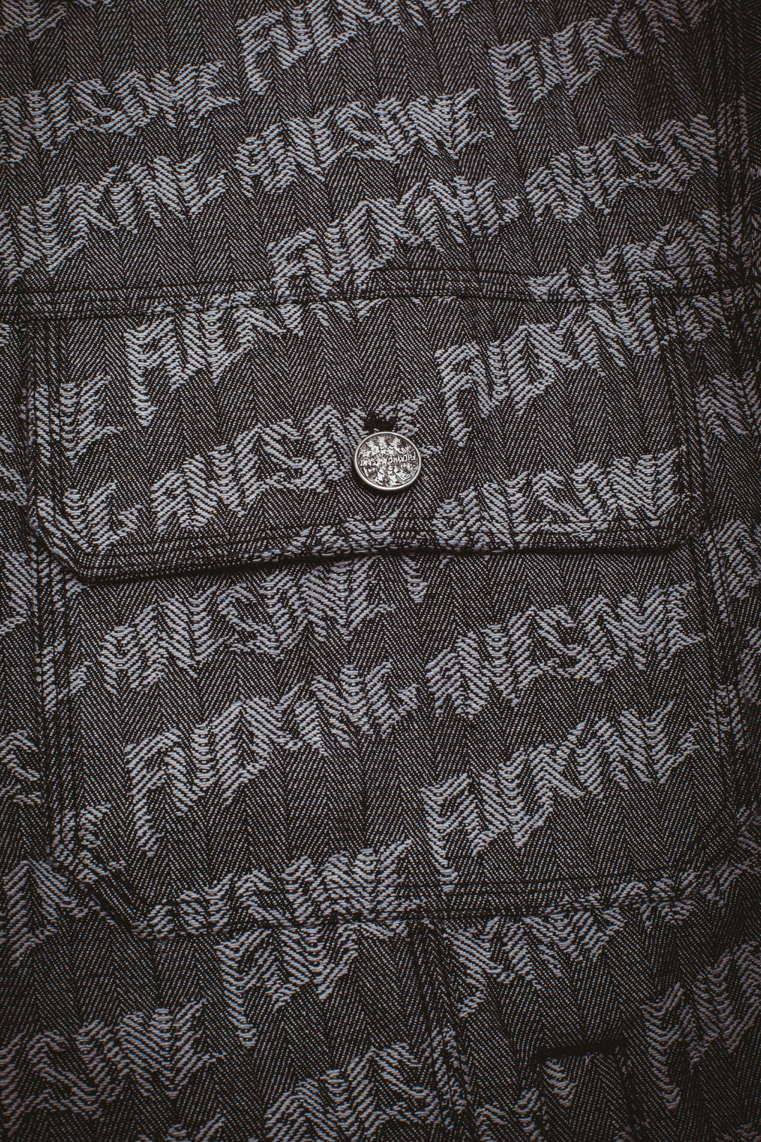 Herringbone Oversized Work Jacket