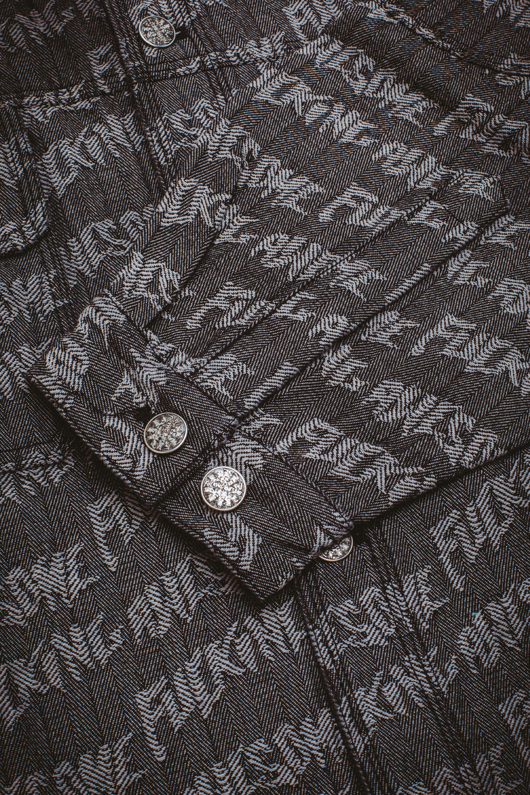 Herringbone Oversized Work Jacket