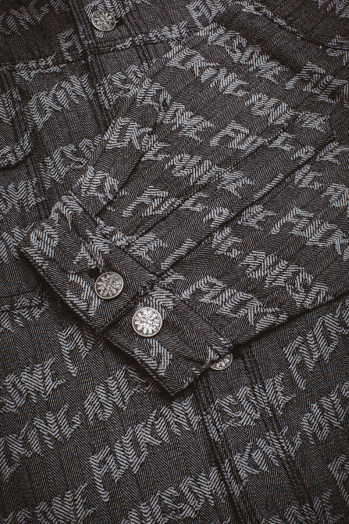 Herringbone Oversized Work Jacket