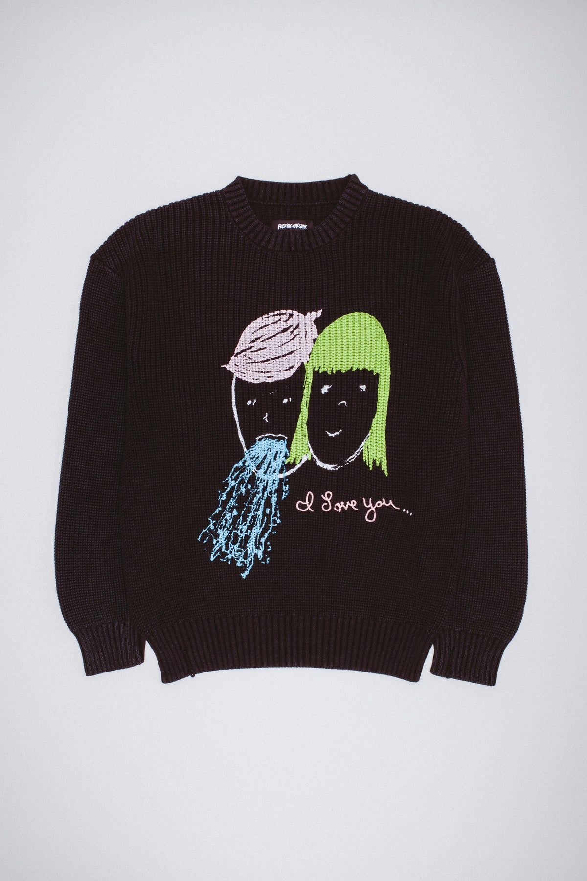 I Love You Overdyed Sweater – Fucking Awesome