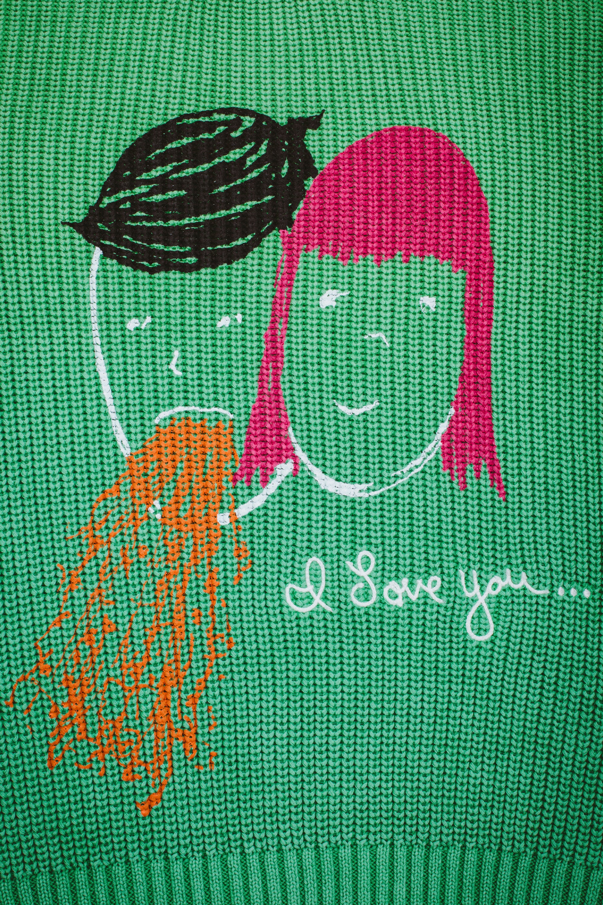 I Love You Overdyed Sweater – Fucking Awesome