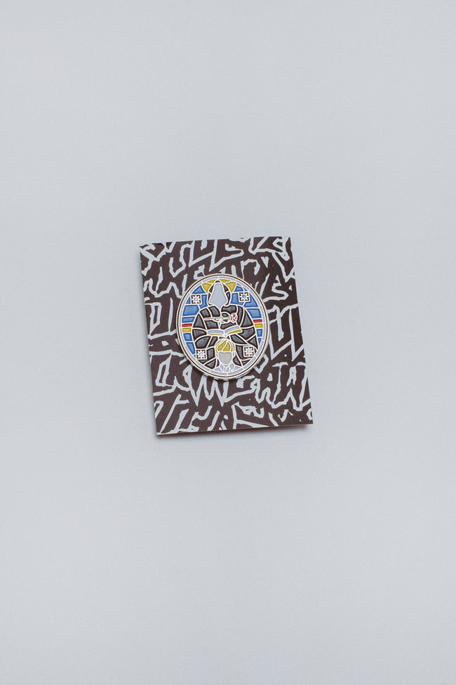 Stained Glass Pin Badge
