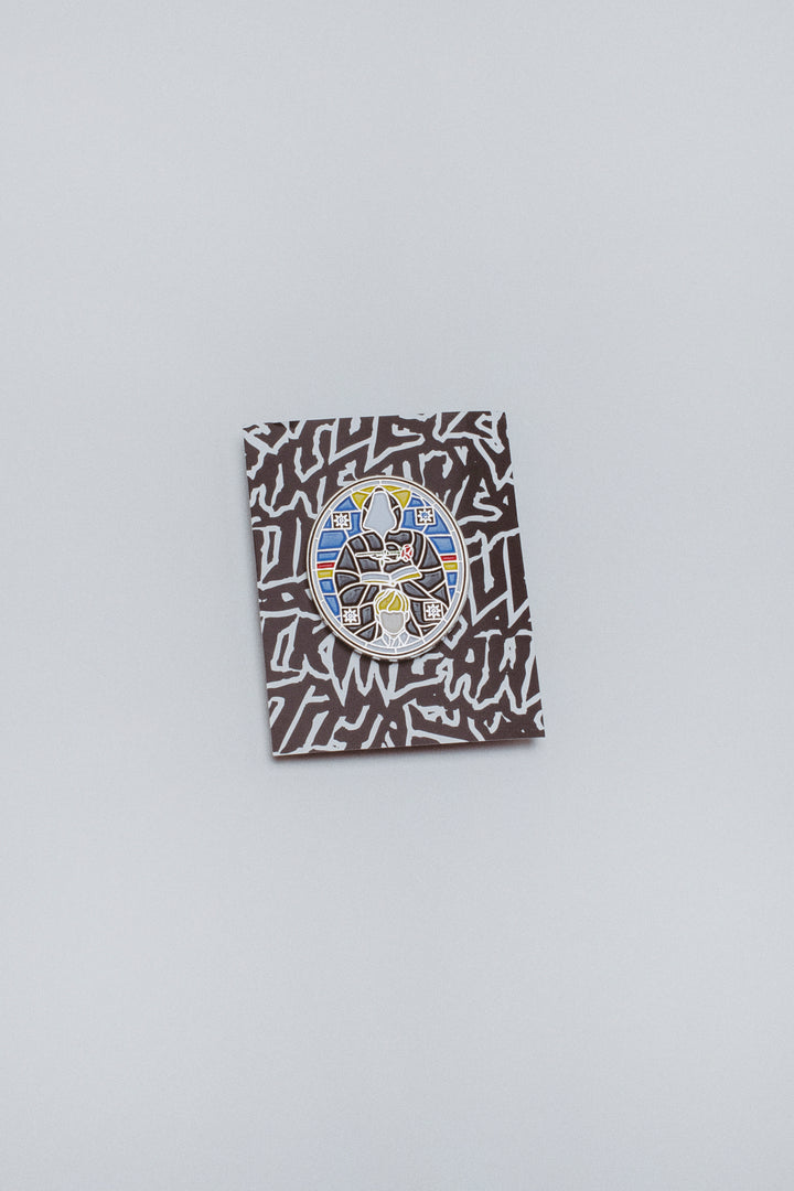 Stained Glass Pin Badge