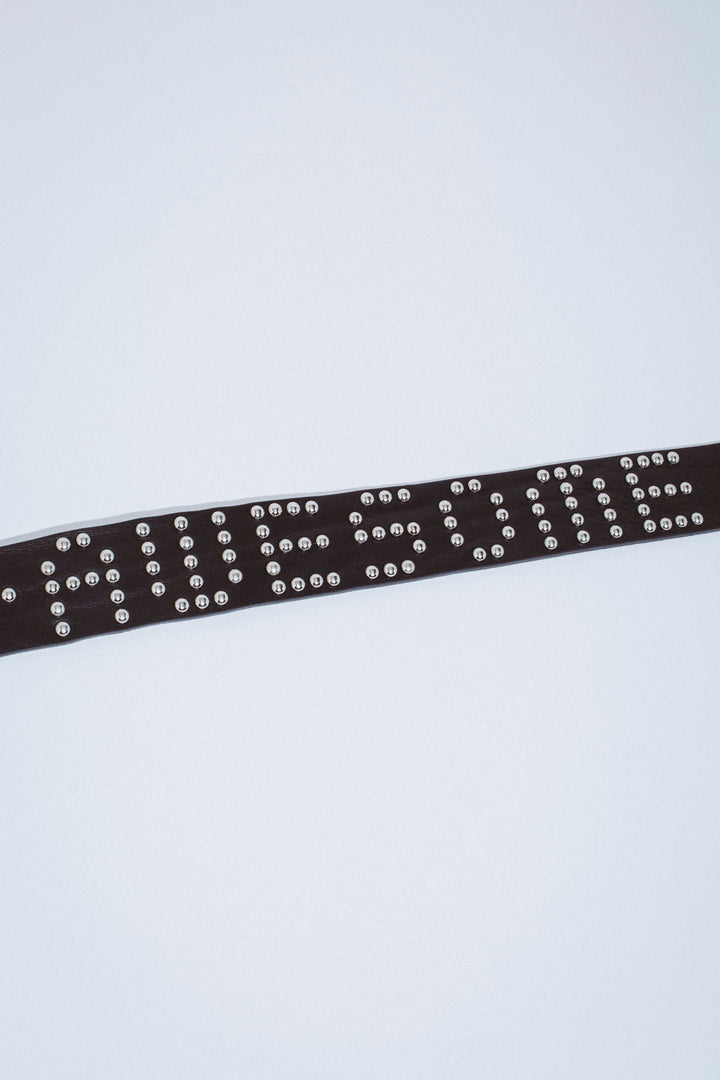 FA Studded Leather Belt
