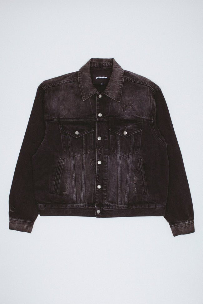 Distressed Denim Jacket