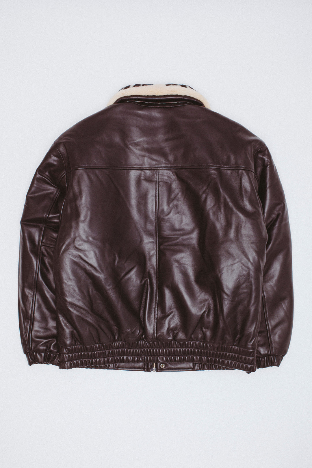 Leather Puffer Jacket