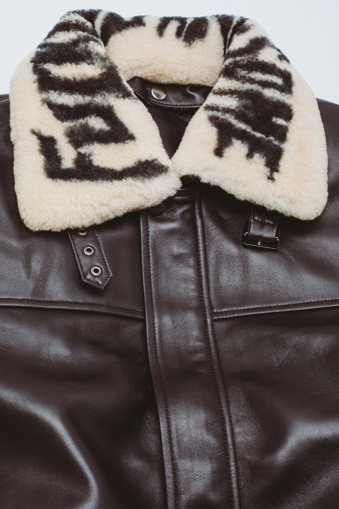 Leather Puffer Jacket