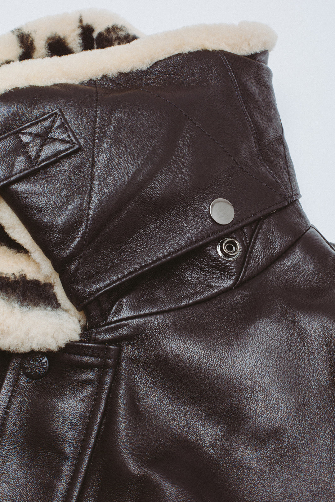 Leather Puffer Jacket