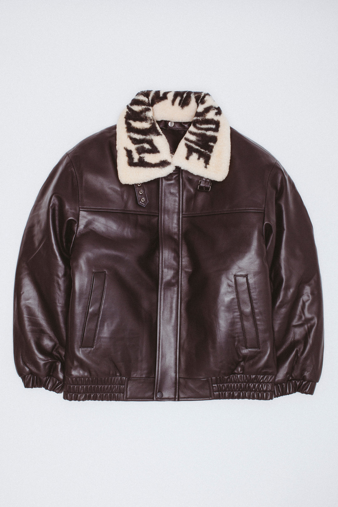 Leather Puffer Jacket