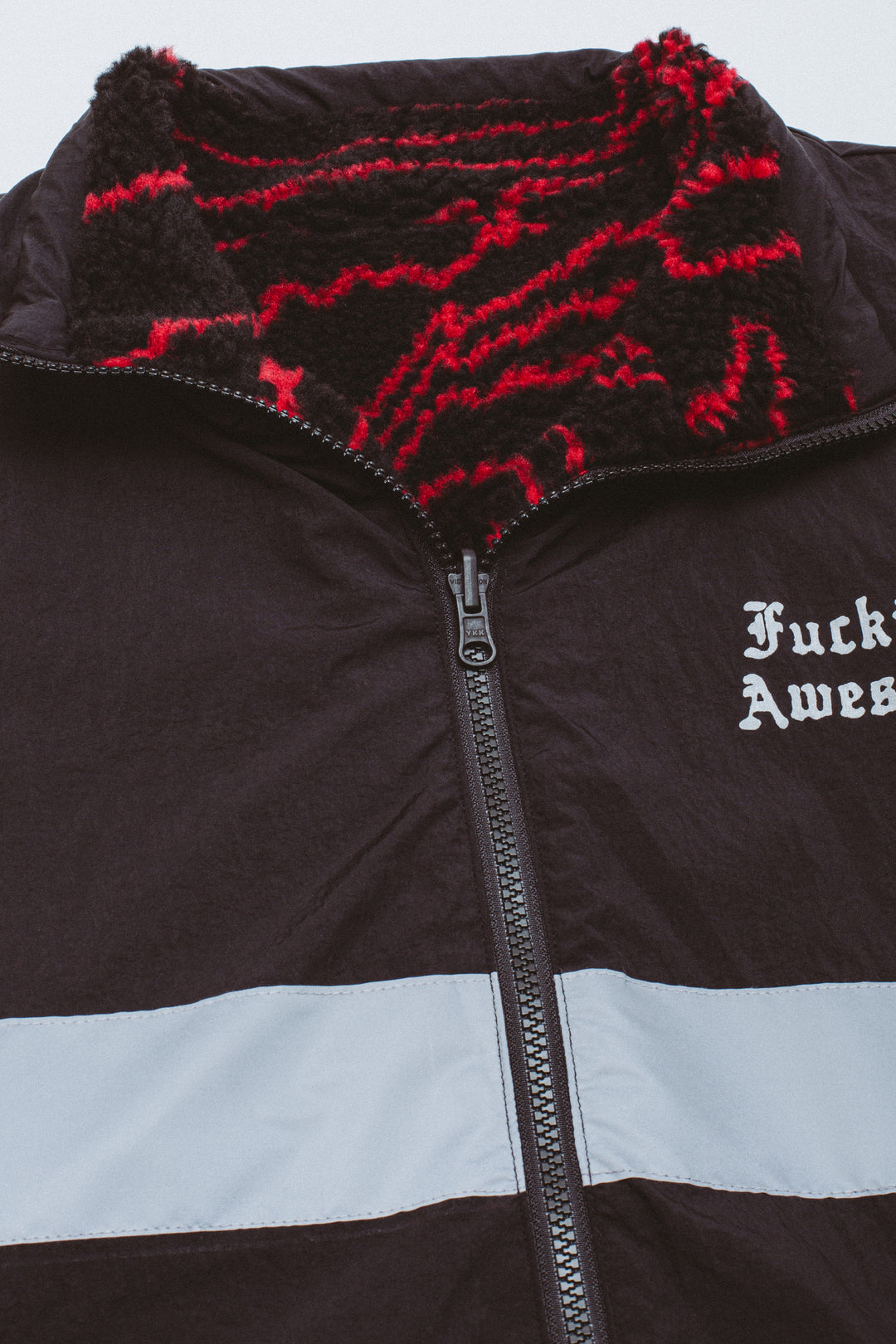 Reversible Black Letter Logo Jacket