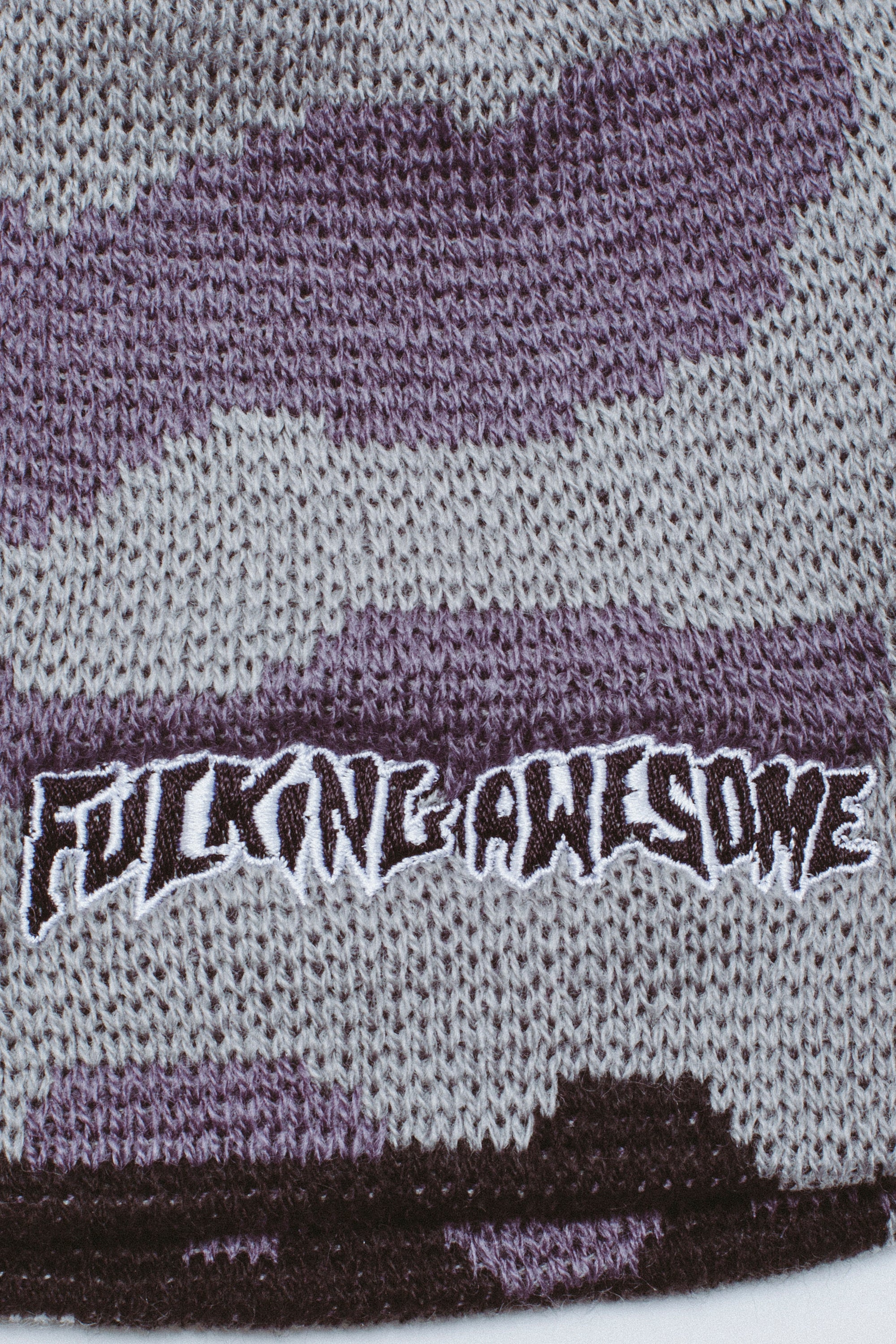 Embroidered Stamp Logo Skully Beanie – Fucking Awesome