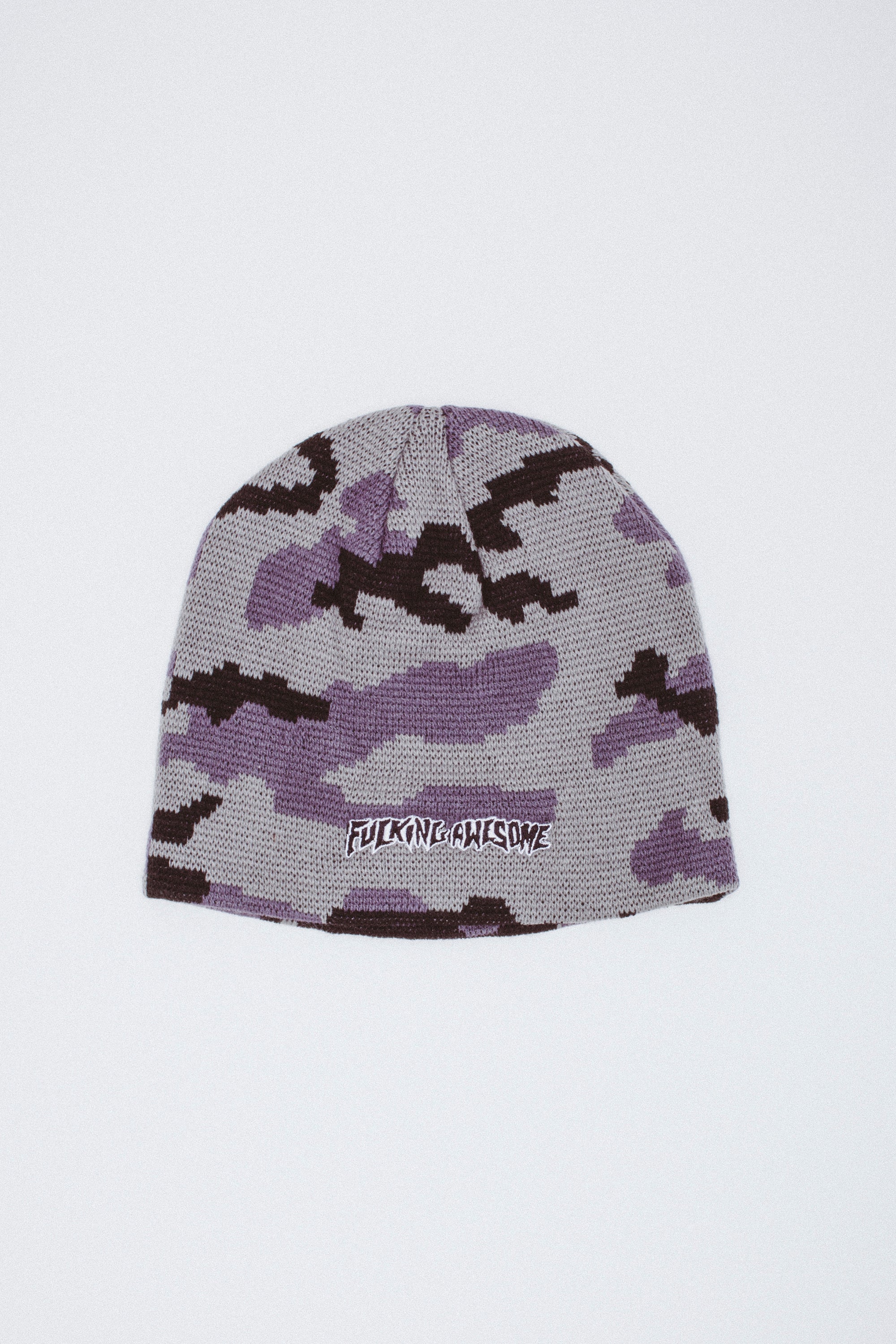 Embroidered Stamp Logo Skully Beanie – Fucking Awesome