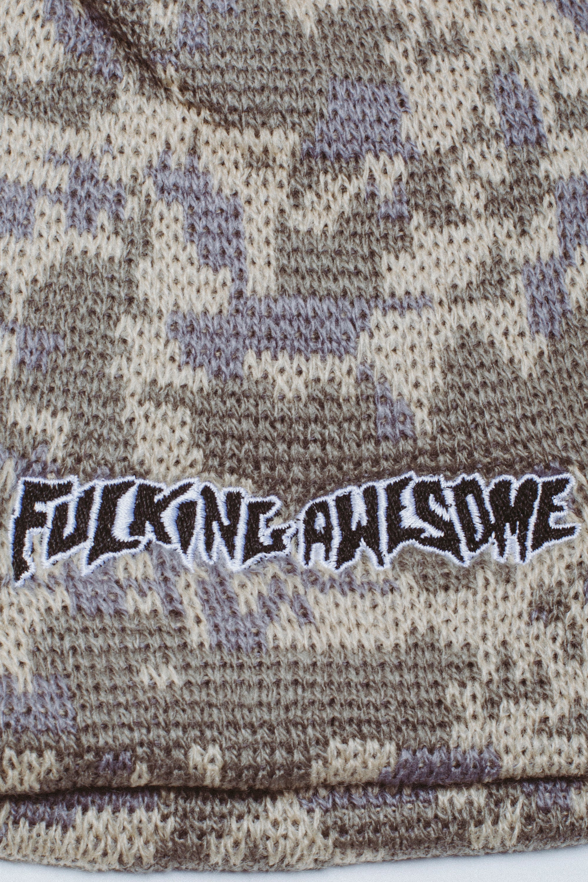 Embroidered Stamp Logo Skully Beanie – Fucking Awesome