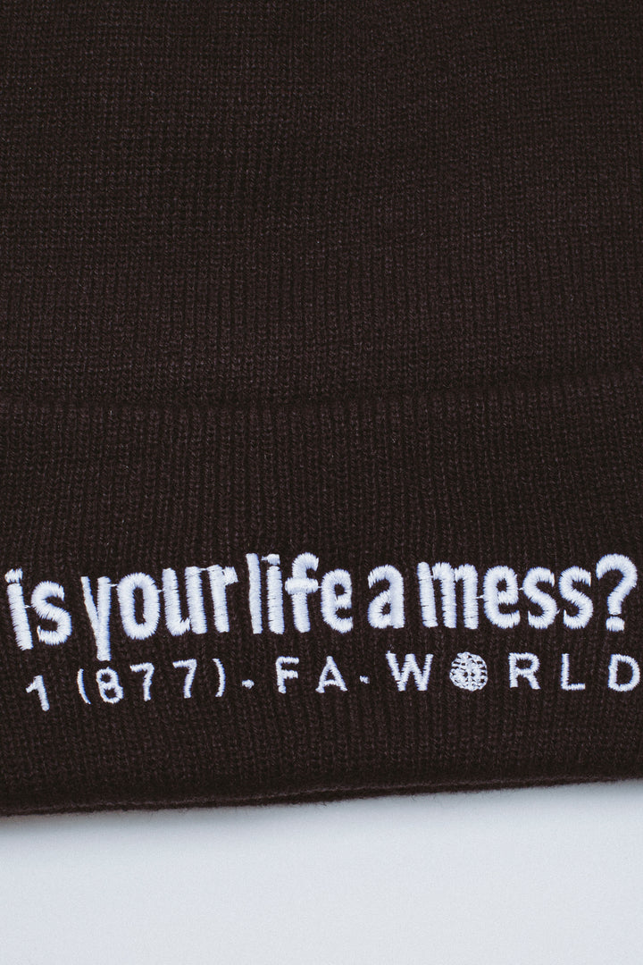 Is Your Life A Mess? Cuffed Beanie