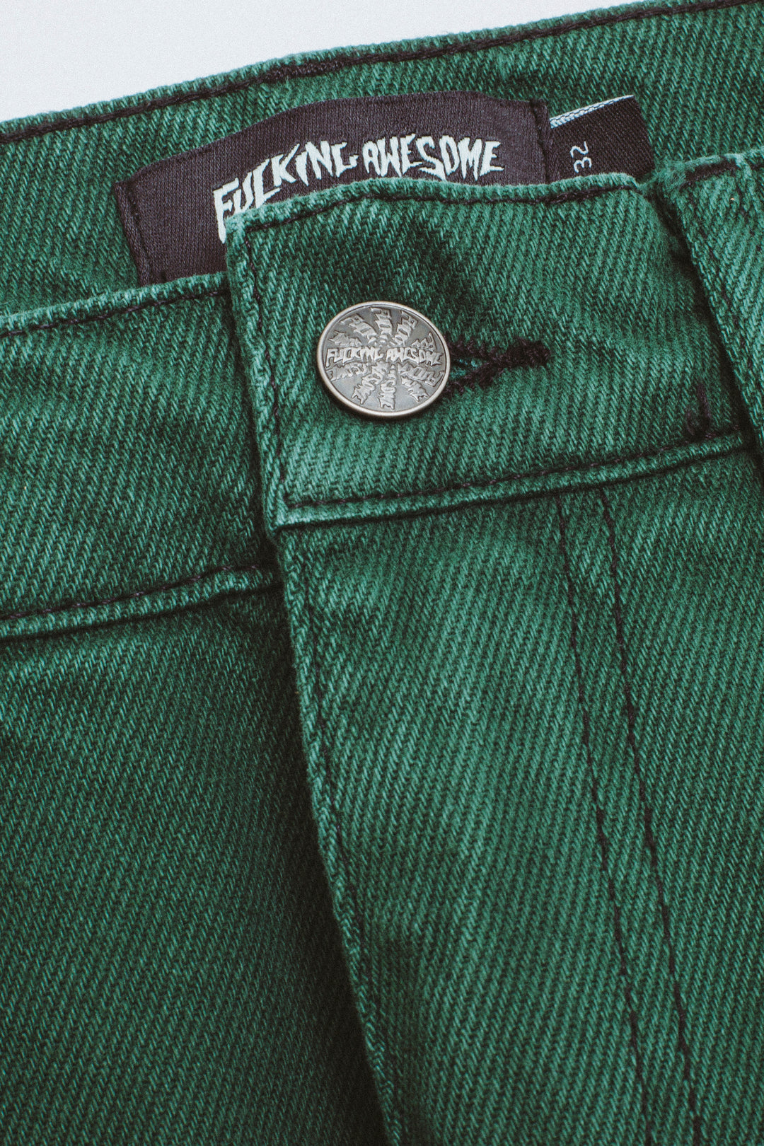 Loose Fit High Water Denim