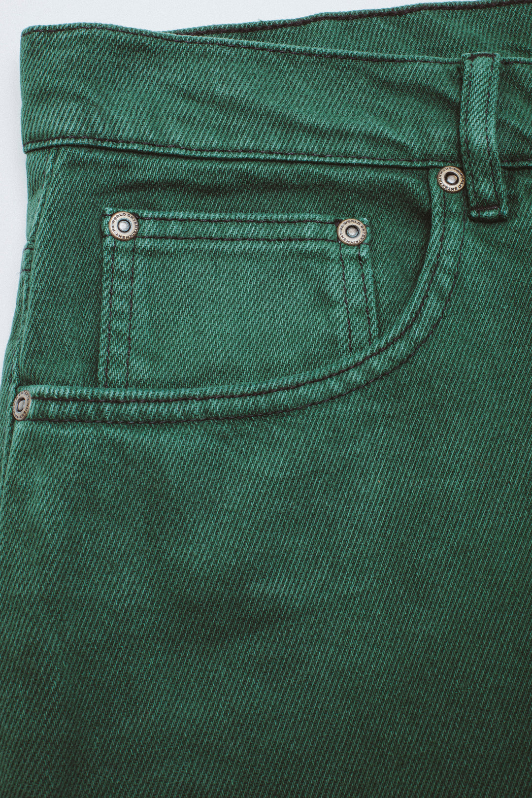 Loose Fit High Water Denim