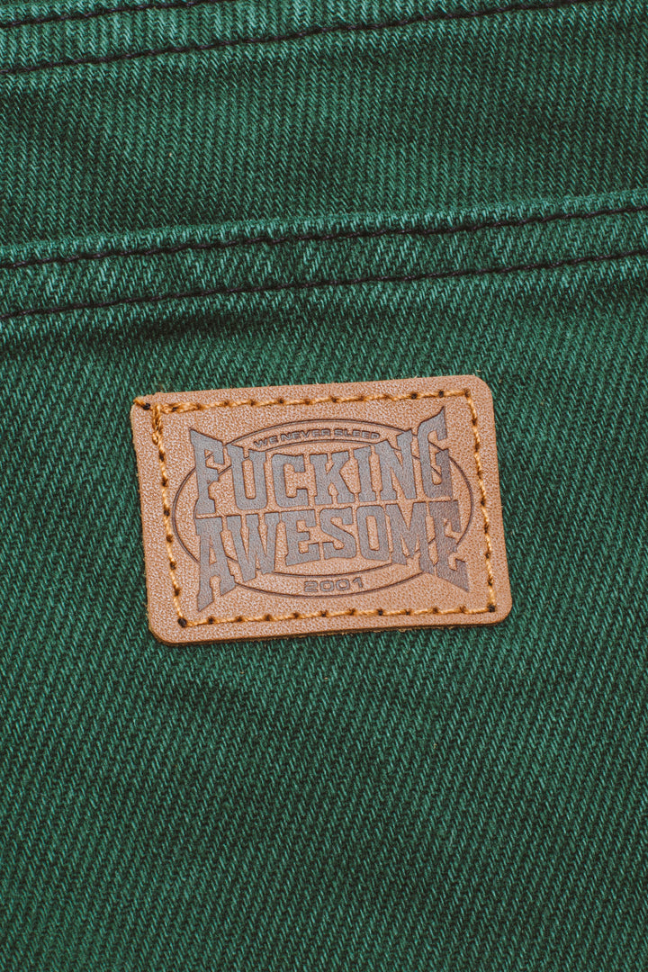 Loose Fit High Water Denim