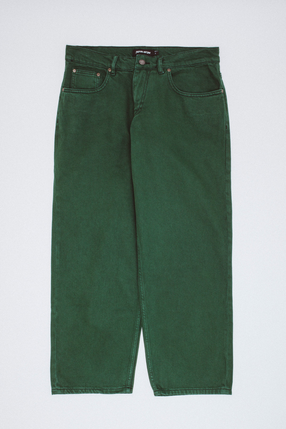 Loose Fit High Water Denim