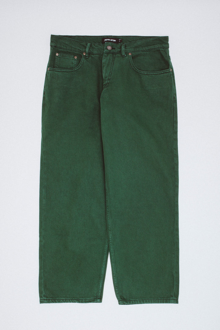 Loose Fit High Water Denim