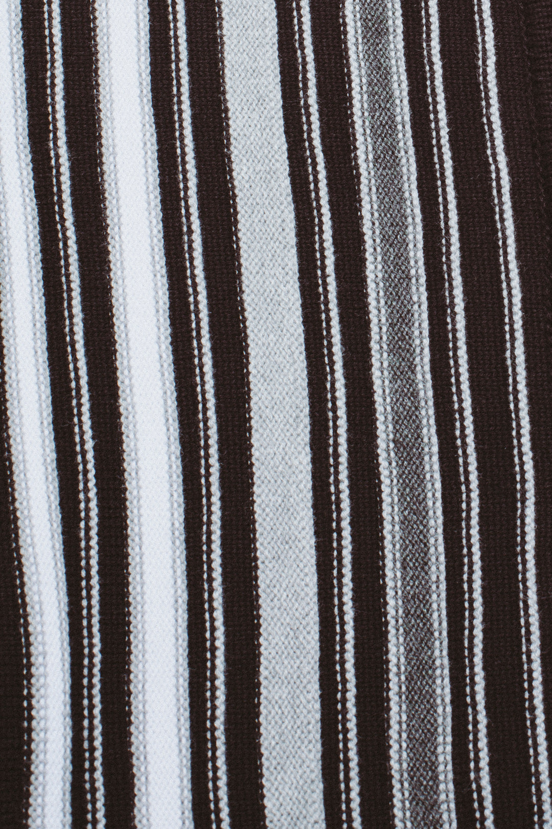 Mono Multi Stripe Zip Cardigan