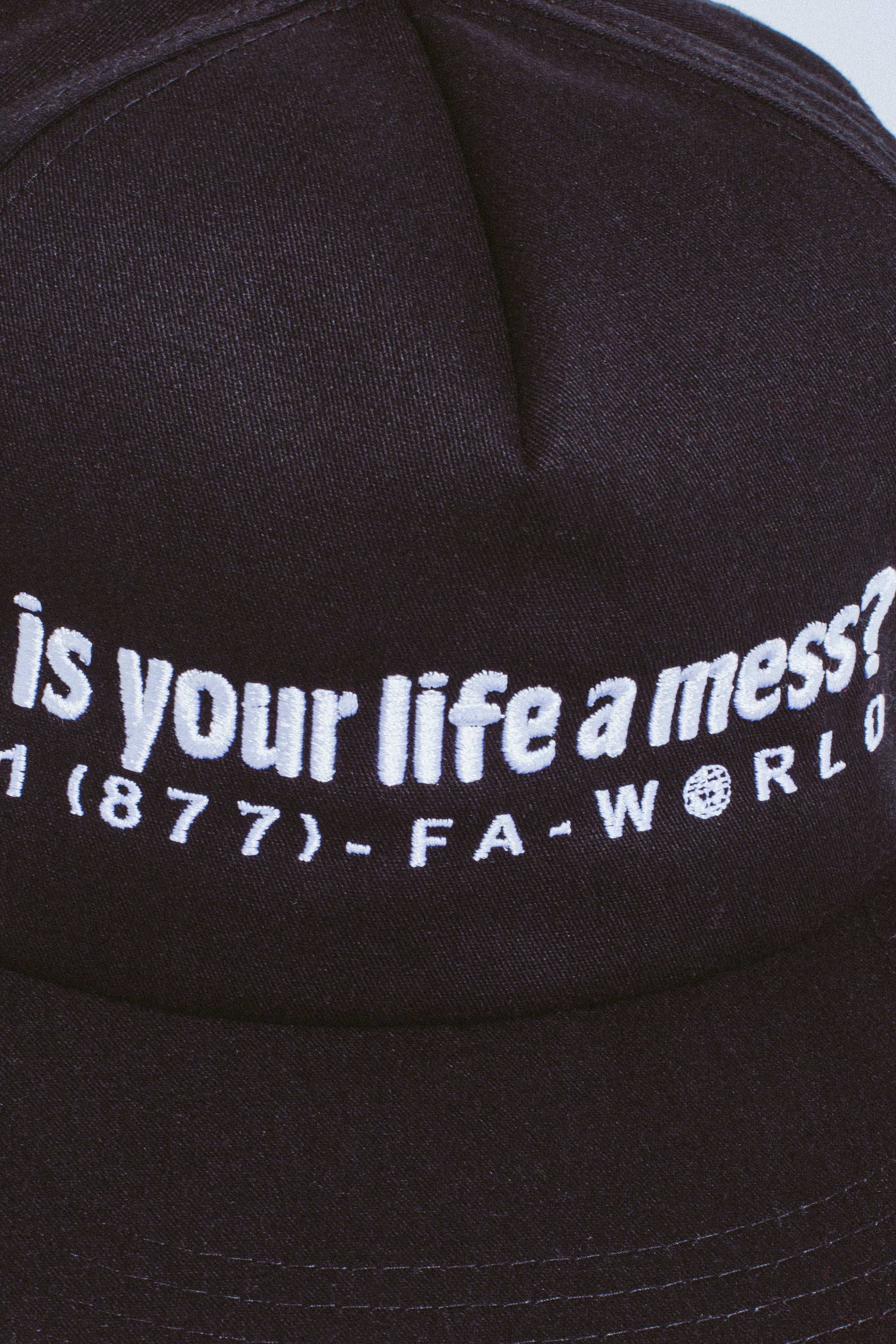 Is Your Life a Mess? 6 Panel Snapback – Fucking Awesome