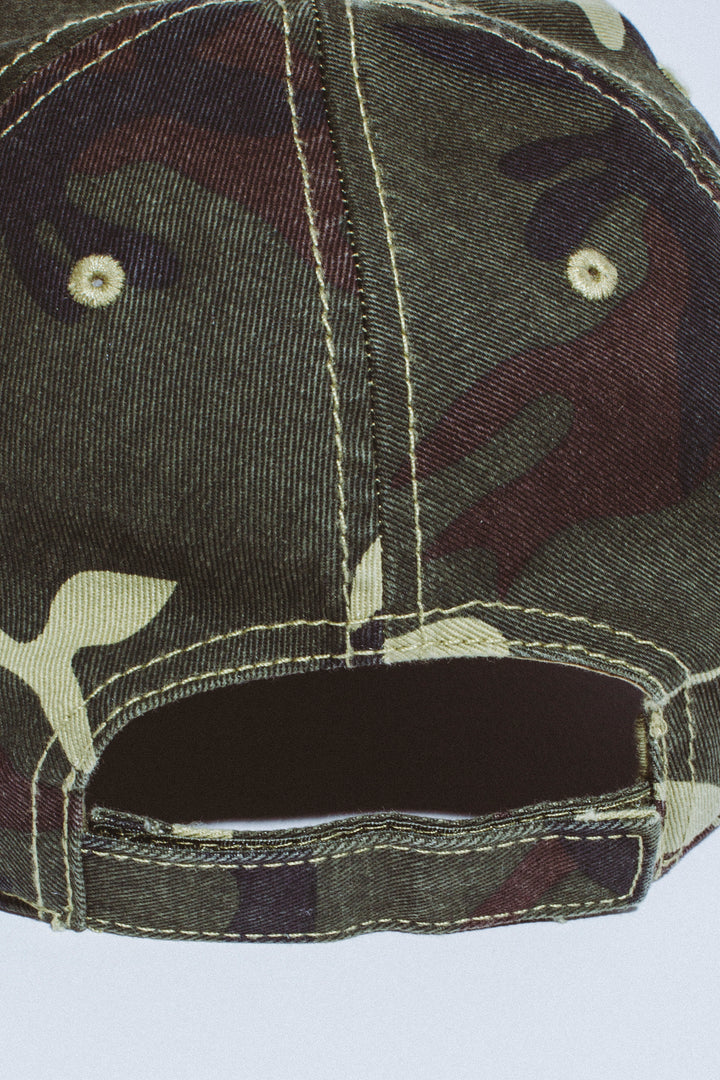 Camo Seduction Contrast Stitch 6-Panel