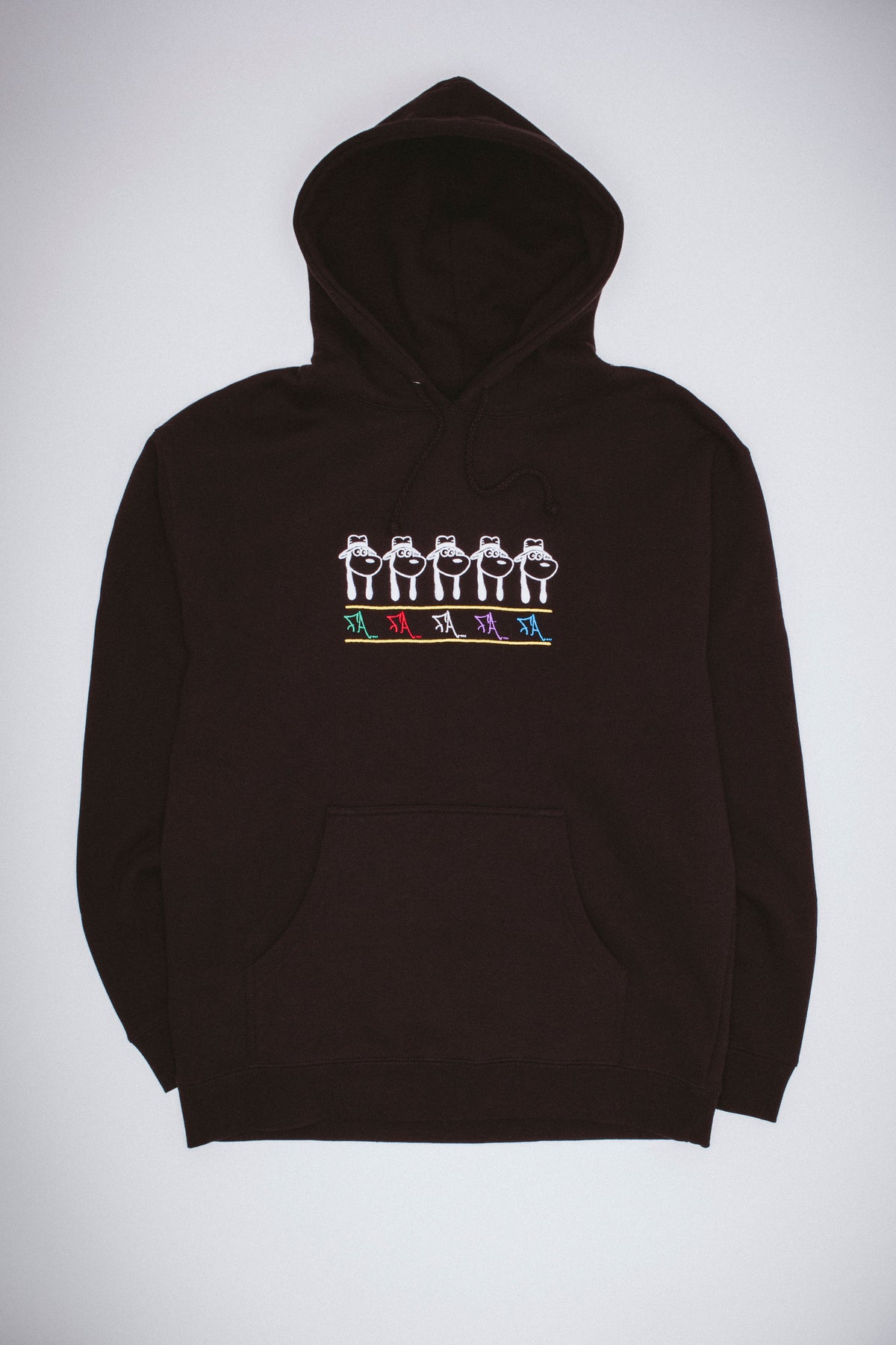 fuckthisindustry keep my demon似 パーカー Spike Repeat Embroidered 