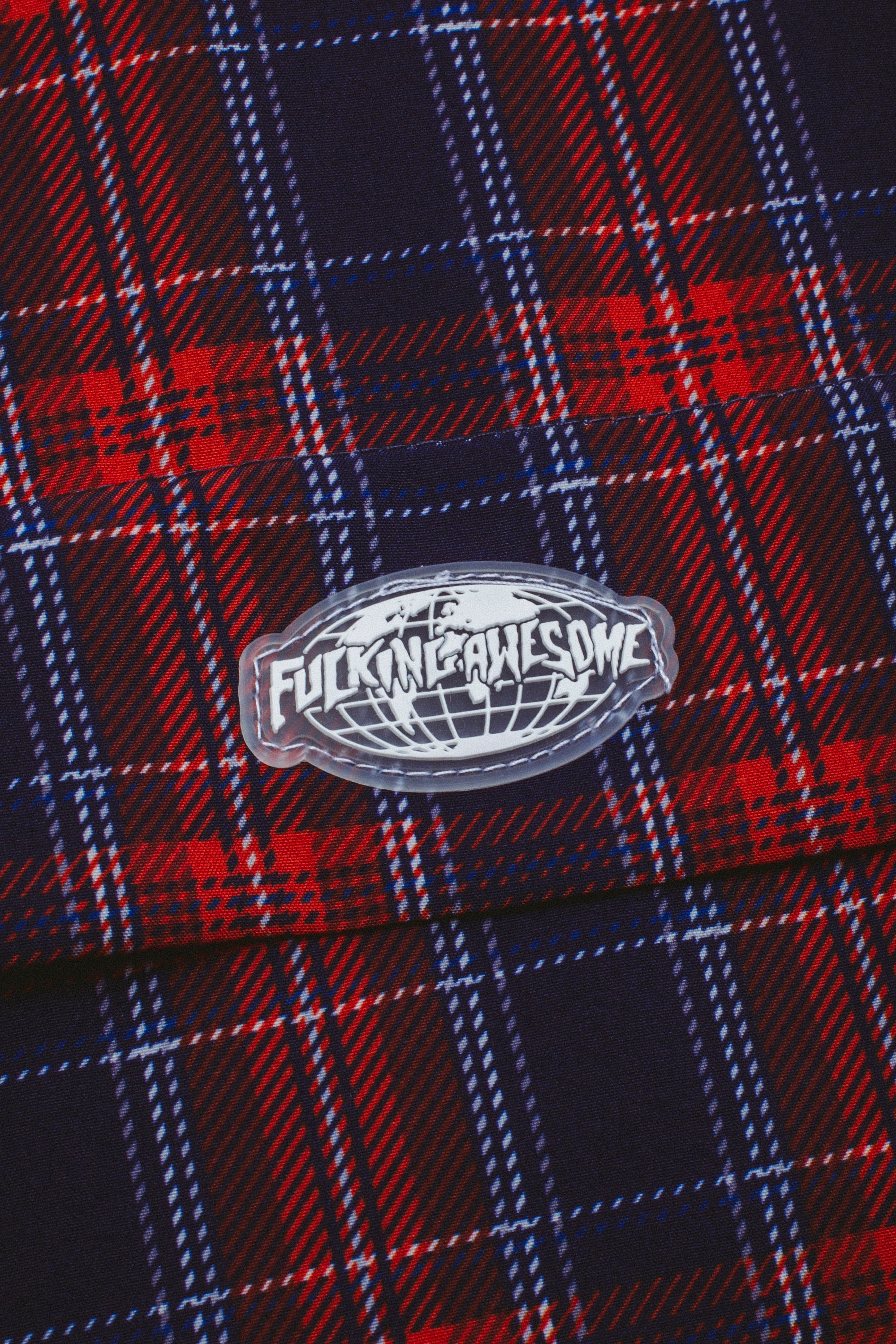 ジャケット・アウター FUCKING AWESOME PLAID ANORAK MAROON Fucking Awesome – Plaid Anorak