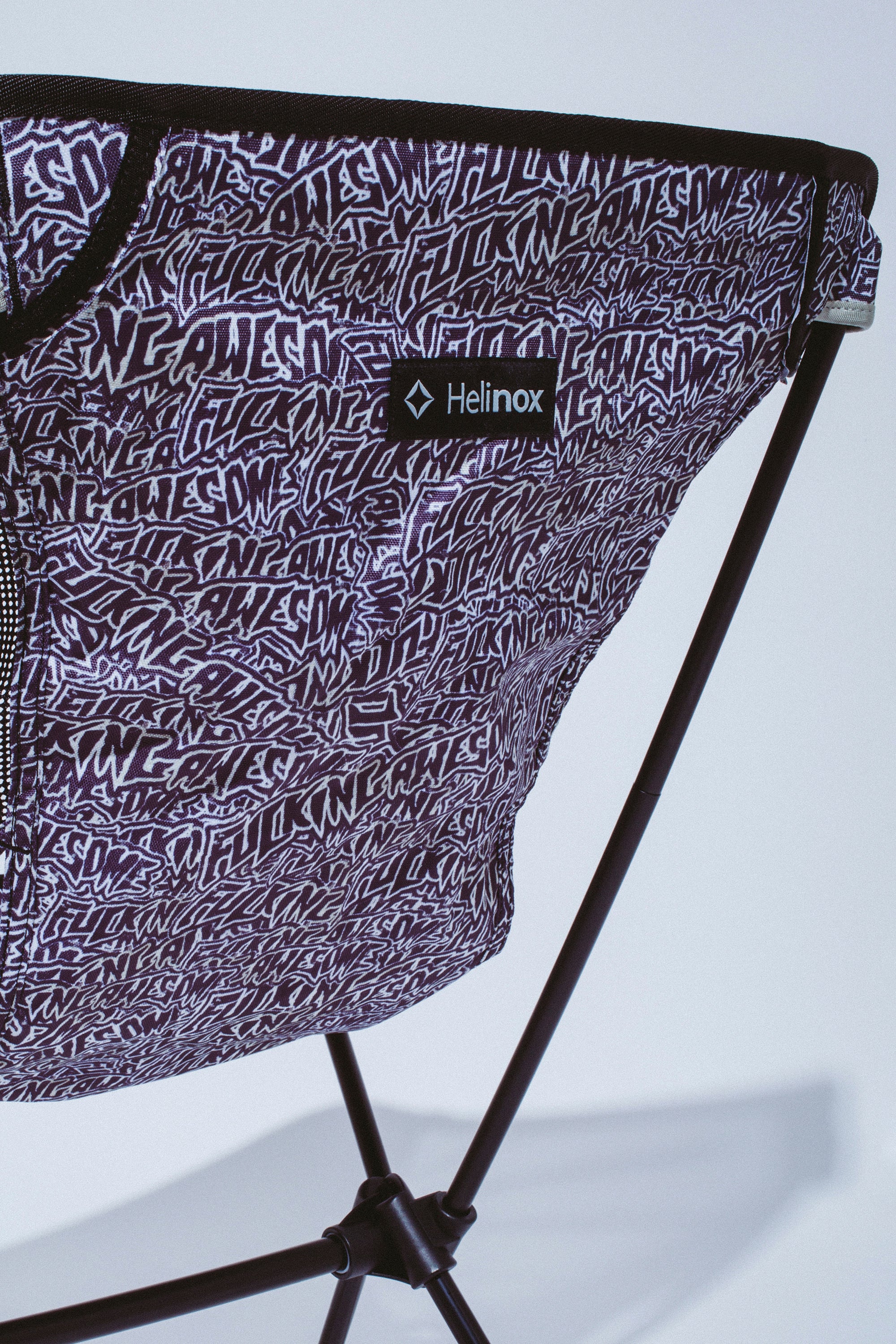 Burnt Stamp Logo Helinox Chair One – Fucking Awesome